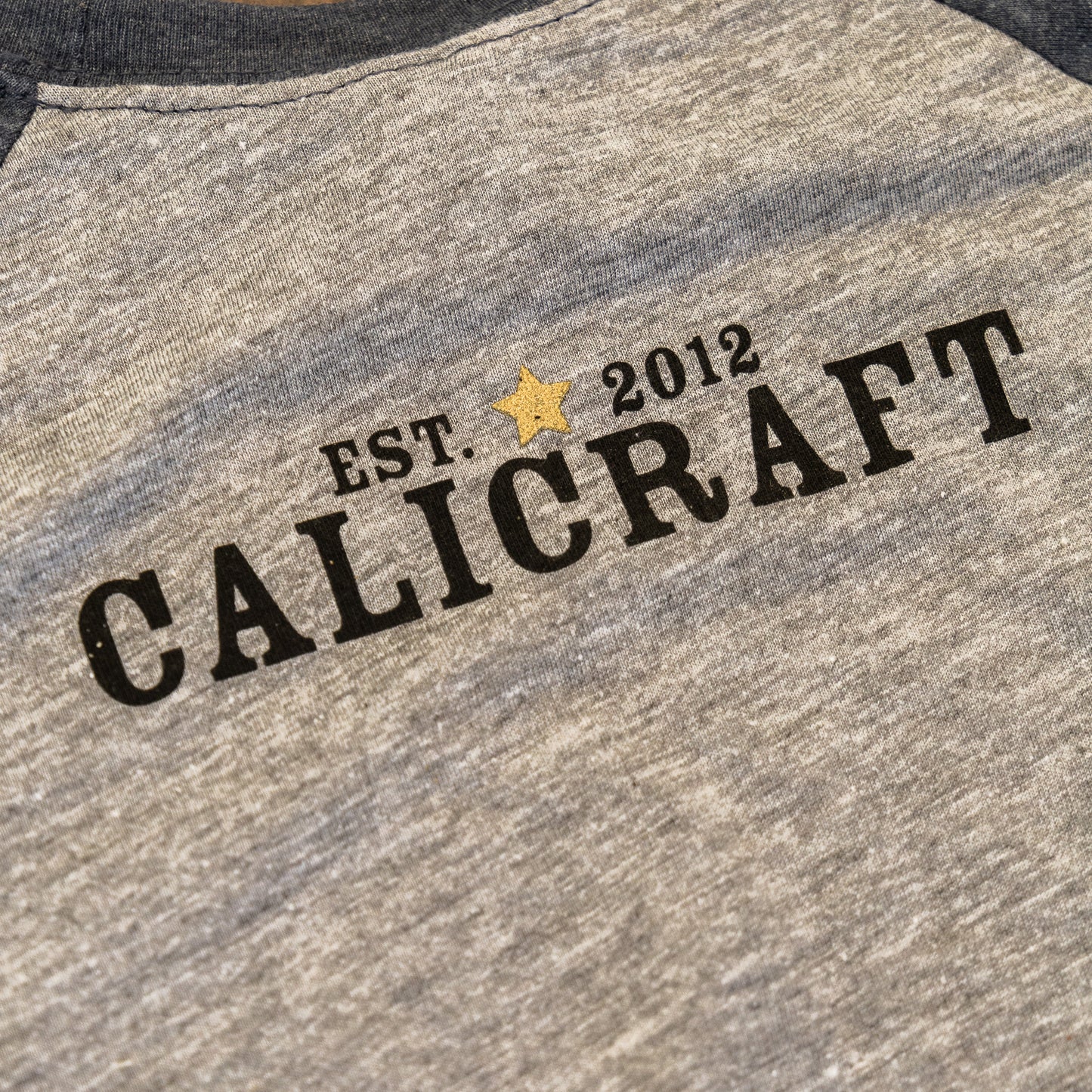 Calicraft Raglan Shirt (Blue & Grey) - 4 Bears